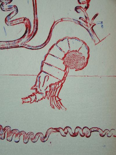 Max ERNST - Composition pour XXe Siècle, 1974 - Lithographie originale 2
