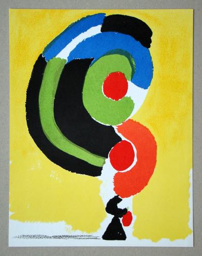 Sonia DELAUNAY - Danseuse Espagnole, 1972- Lithographie originale en couleurs 2