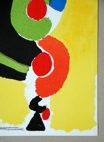 Sonia DELAUNAY - Danseuse Espagnole, 1972- Lithographie originale en couleurs 2