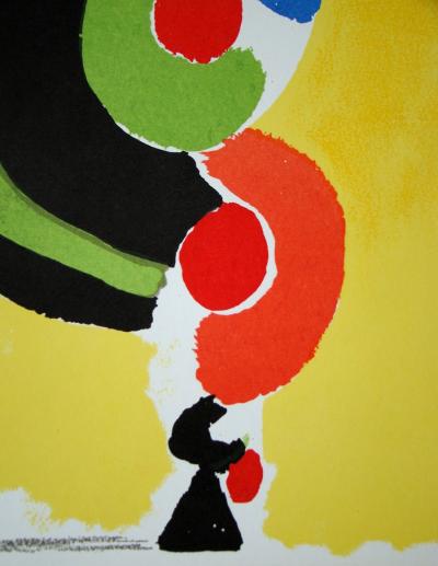 Sonia DELAUNAY - Danseuse Espagnole, 1972- Lithographie originale en couleurs 2