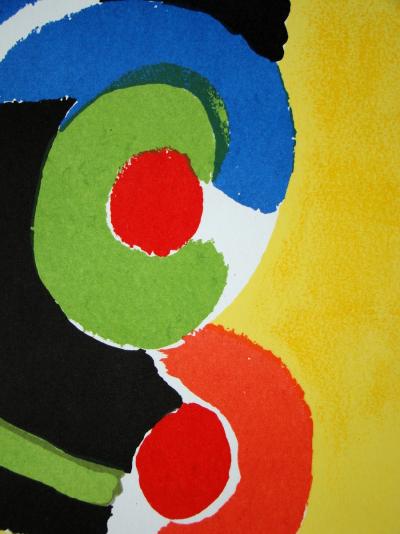 Sonia DELAUNAY - Danseuse Espagnole, 1972- Lithographie originale en couleurs 2