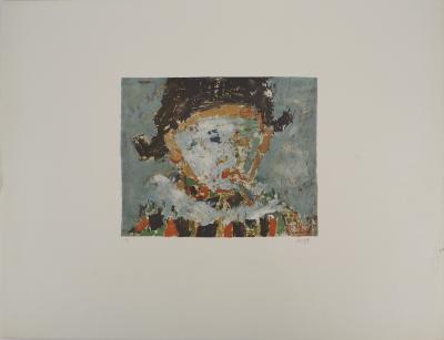 Jean POUGNY (1892-1956), L'arlequin - Lithographie originale Signée 2