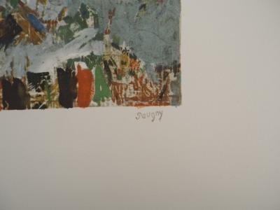 Jean POUGNY (1892-1956), L'arlequin - Lithographie originale Signée 2