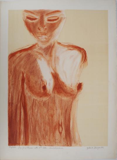 Yolande BOIGONTIER, Nue féminin - Lithographie originale Signée 2
