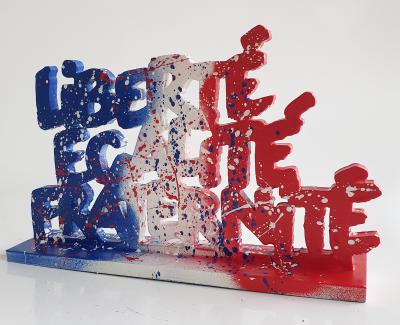 SPACO - Liberté, Egalité France, 2024 Sculpture pop street art 2