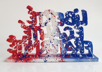SPACO - Liberté, Egalité France, 2024 Sculpture pop street art 2