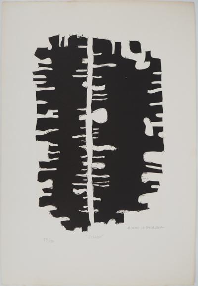 Jacques LE CHEVALLIER (1896 - ?), Sillon - Gravure sur bois originale signée 2