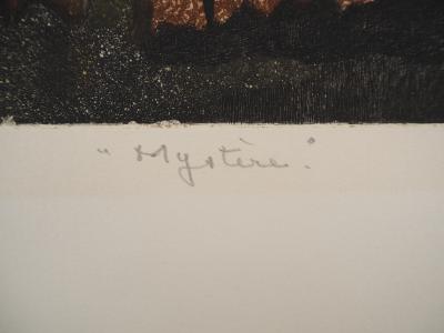 Colette PETTIER (1907-1983), Mystère - Gravure sur cuivre originale signée 2
