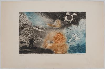 Colette PETTIER (1907-1983), Renaissance - Gravure sur cuivre originale signée 2