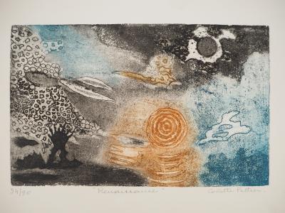 Colette PETTIER (1907-1983), Renaissance - Gravure sur cuivre originale signée 2
