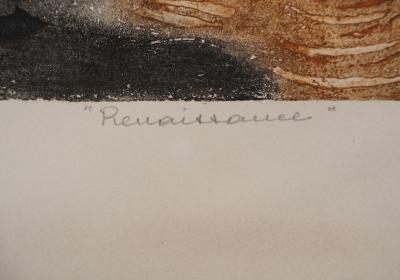 Colette PETTIER (1907-1983), Renaissance - Gravure sur cuivre originale signée 2