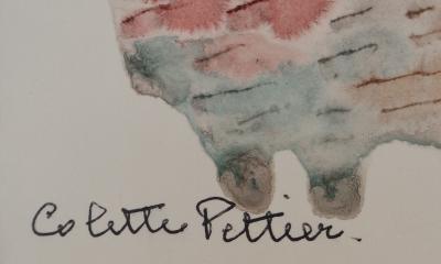 Colette PETTIER (1907-1983), Eclaircie - Aquarelle originale, signée 2