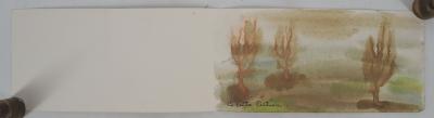 Colette PETTIER (1907-1983), La forêt - Aquarelle originale signée 2