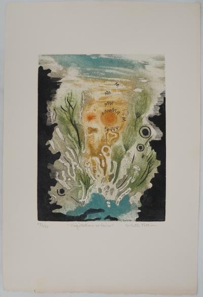 Colette PETTIER (1907-1983), Végétation solaire, 1981 - Gravure sur cuivre originale signée 2