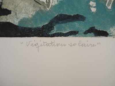 Colette PETTIER (1907-1983), Végétation solaire, 1981 - Gravure sur cuivre originale signée 2
