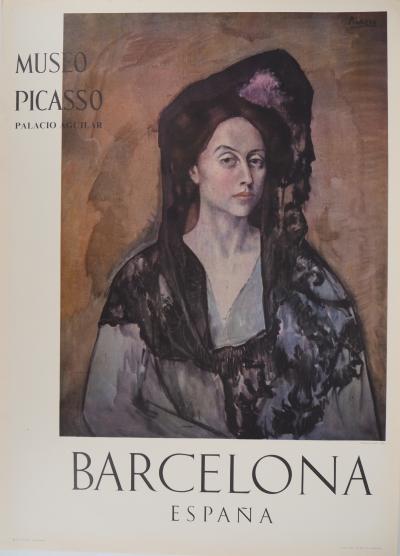Pablo PICASSO (d’après) - Madame Canals, Affiche originale 1966 2