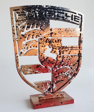 SPACO -  Porsche, 2023 - Sculpture pop street art 2