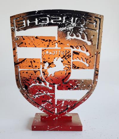 SPACO -  Porsche, 2023 - Sculpture pop street art 2