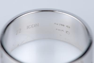 Gucci - Bague Icon Or blanc 18 cts - signée Gucci 2