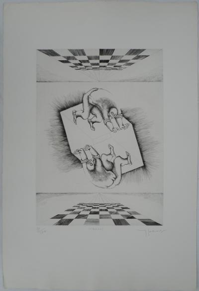 Yves JOBERT, Cubistes, 1979 - Gravure sur cuivre originale signée 2