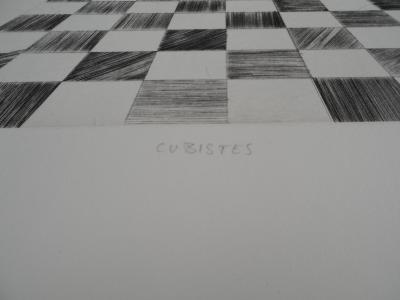 Yves JOBERT, Cubistes, 1979 - Gravure sur cuivre originale signée 2