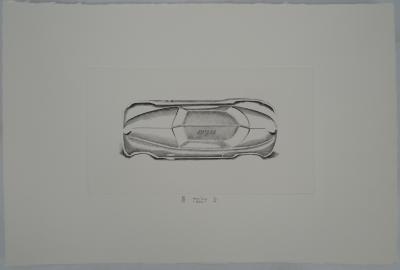 Jacques MURON, Solido, 2001 - Gravure sur cuivre originale signée 2