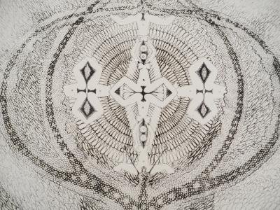 Jean-Marie ALBAGNAC, Le Dentellier, 1975 - Gravure sur cuivre originale signée 2