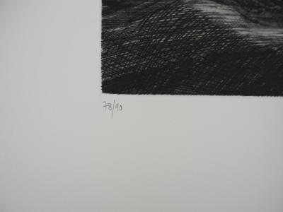 Jean-Pierre TINGAUD, Sanctuaire, 1989 - Gravure sur cuivre originale signée 2