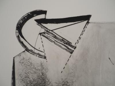 François BÉALU (1932-2020), Cubisme - Gravure sur cuivre originale signée 2