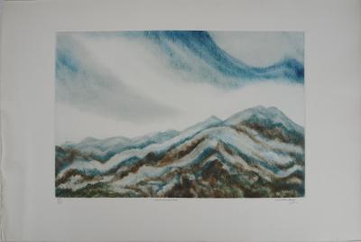 Camille BERG, Mouvances, 1982 - Gravure sur cuivre originale signée 2