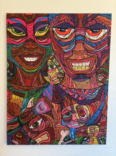 Nicolas Denigot - Complices - Acrylique sur toile 2