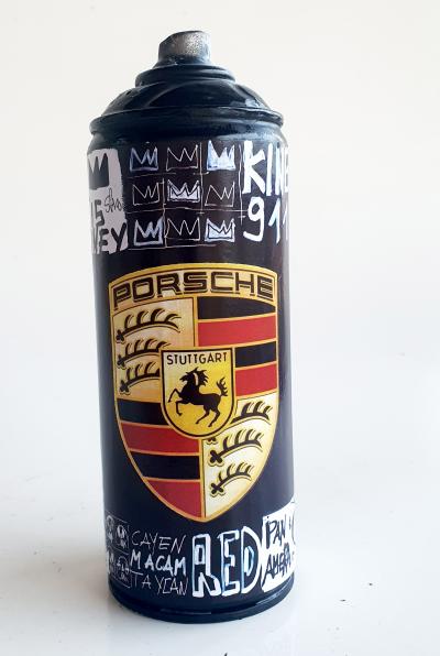 SPACO - Bombe Porsche 911 , 2024  - Sculpture pop street art 2