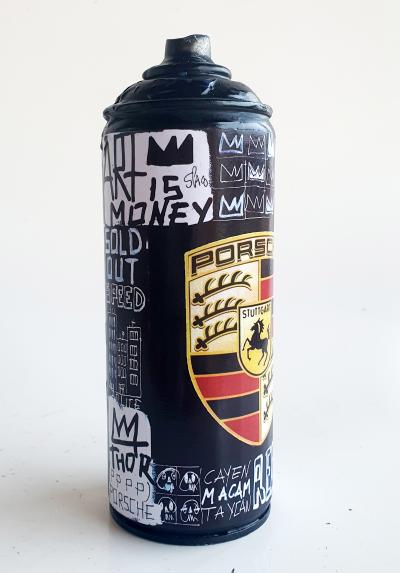 SPACO - Bombe Porsche 911 , 2024  - Sculpture pop street art 2