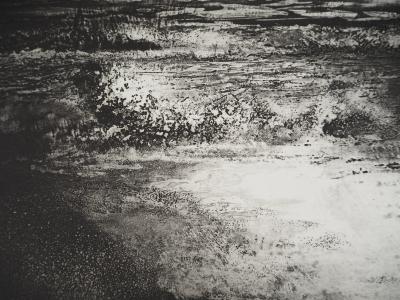 Luc GERBIER, Rivage, 1982 - Gravure sur cuivre originale Signée 2