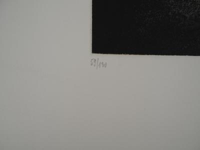Luc GERBIER, Rivage, 1982 - Gravure sur cuivre originale Signée 2