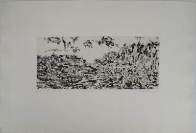 Claude-Jean DARMON, Horizon, 1972 - Gravure sur cuivre originale Signée 2
