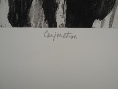 Georges GOLDKORN, Conjonction, 1966 - Gravure sur cuivre originale Signée 2