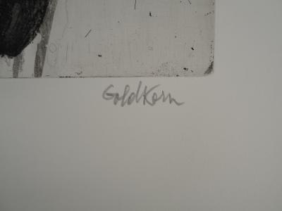 Georges GOLDKORN, Conjonction, 1966 - Gravure sur cuivre originale Signée 2