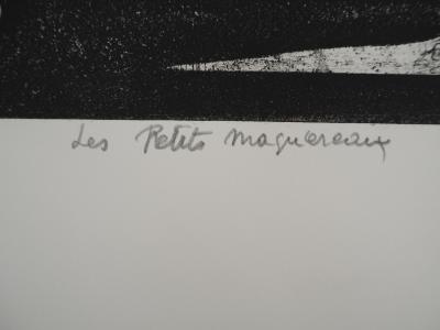 Ed RIGHETTI, Les petits maquereaux, 1966 - Gravure sur cuivre originale Signée 2