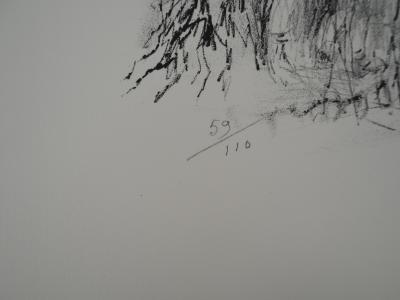 Hélène NEVEUR, Les nomades, 1982 - Lithographie originale Signée 2