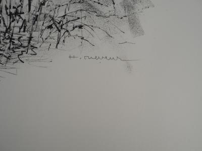 Hélène NEVEUR, Les nomades, 1982 - Lithographie originale Signée 2