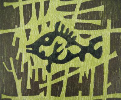 Richard GATT, Dans les algues, 1969 - Lithographie originale Signée 2
