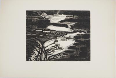 Jacques RAMONDOT, Une si jolie petite plage, 1984 - Gravure sur cuivre originale Signée 2