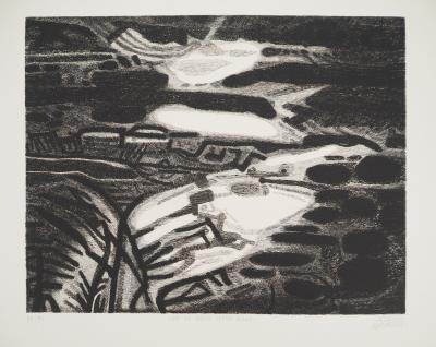 Jacques RAMONDOT, Une si jolie petite plage, 1984 - Gravure sur cuivre originale Signée 2