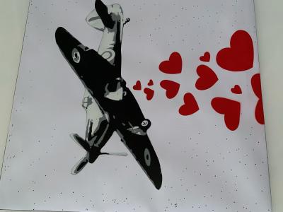 Asko - Plane - Papier marouflé sur toile 2