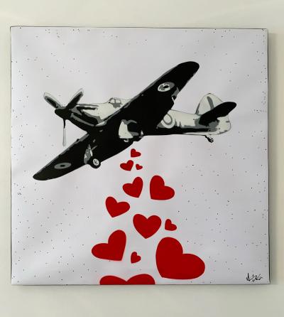 Asko - Plane - Papier marouflé sur toile 2