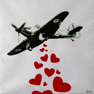 Asko - Plane - Papier marouflé sur toile 2