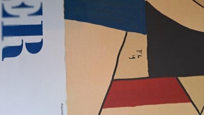 Fernand Léger (after) - Gouaches Watercolors (Composition) - Lithographic poster 2