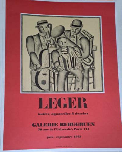 Fernand Léger (d’après) - Huiles, aquarelles & dessins - Affiche 2