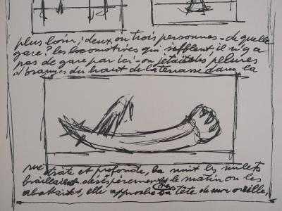 Alberto GIACOMETTI : Objets mobiles et muets, 1952 - Lithographie originale 2